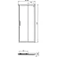 Реверсивная панель-дверь 90 см Ideal Standard CONNECT 2 Corner Square/Rectangular K9261V3