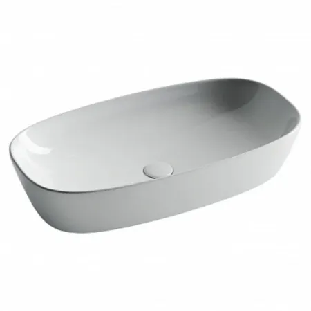 Умывальник Ceramicanova Element CN5040 70см накладной сантехфарфор белый, CN5040
