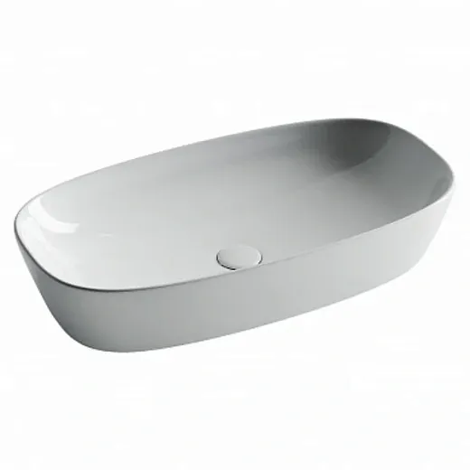 Умывальник Ceramicanova Element CN5040 70см накладной сантехфарфор белый, CN5040