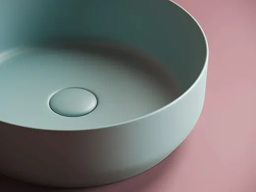 Умывальник Ceramicanova Element CN6022MLG 39х39х12см накладной круглый без перелива, CN6022MLG