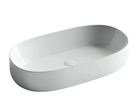 Раковина Ceramicanova Element CN5022 67.5 x 35 x 14 см, накладная, овальная, без перелива, сантехфарфор