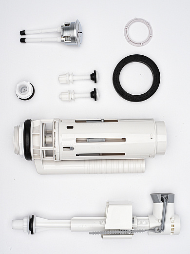 AQM1101 Бачок для напольного унитаза AQUAme с фурнитурой GEBERIT. 385x140x415мм