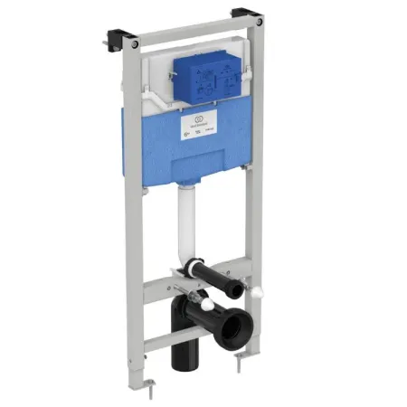 Комплект инсталляции Ideal Standard R027767 PROSYS 120 P для монтажа подвесных унитазов и R0116AA OLEAS™ P1 пневматическая панель смыва, R0309AA, R0309AA
