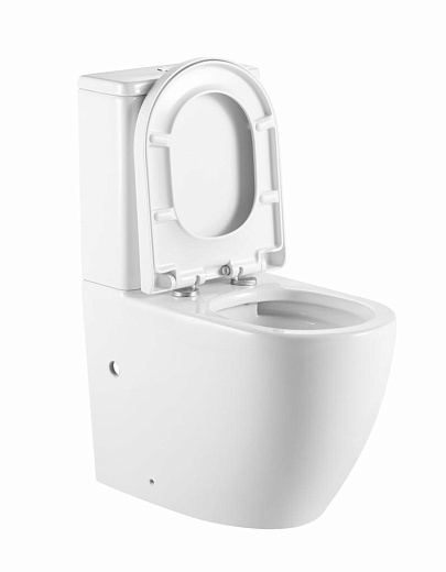 Унитаз напольный Triton-Pro Corso CO-3806 34,5x61,5 сиденье Duroplast, SoftClose, белый