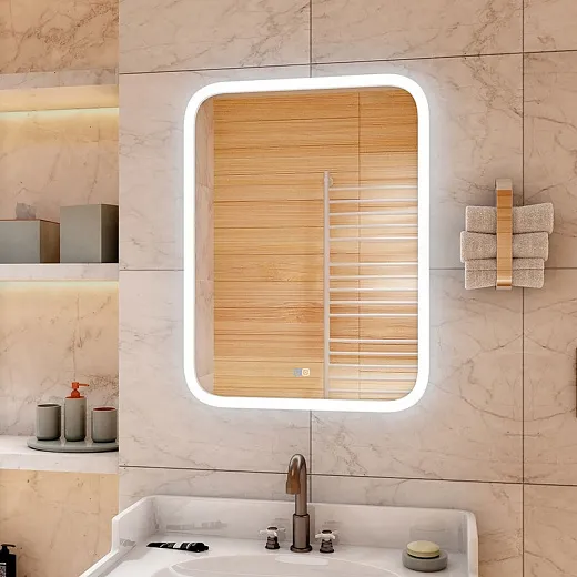 Зеркало Континент Glamour 600x800 антизапотевание ЗЛП268
