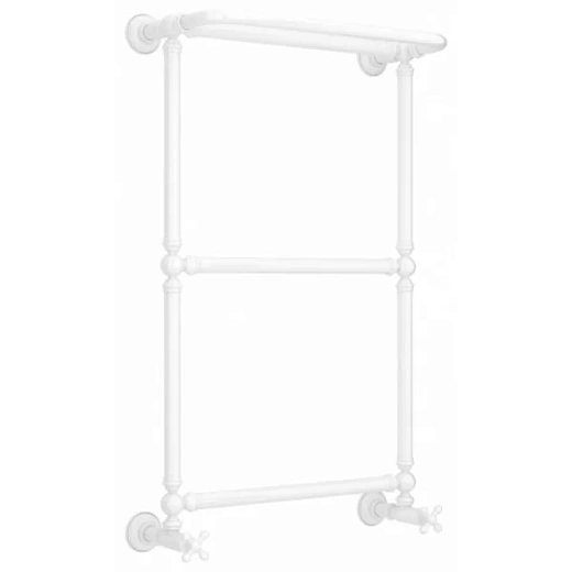 Полотенцесушитель водяной Сунержа Ренессанс 1386 12-0281-8650, 860x500, с полкой, цвет белый