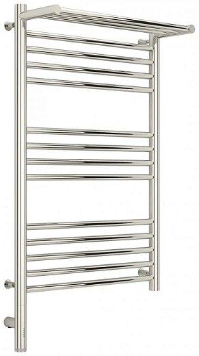 Полотенцесушитель электрический Сунержа Богема 3.0 800x500 с полкой, хром, L/R