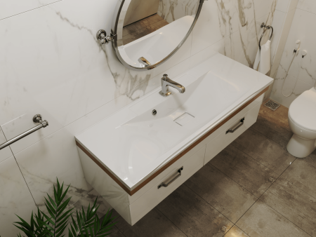 4627173210478 Раковина Madera Milen 120x45 см литьевой мрамор 4627173210478 Раковина Madera Milen 120x45 см литьевой мрамор