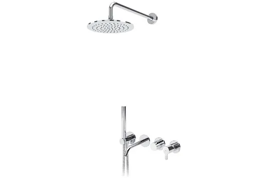 Душевая система скрытого монтажа Bruma Leaf 1672400MM Morning Mist
