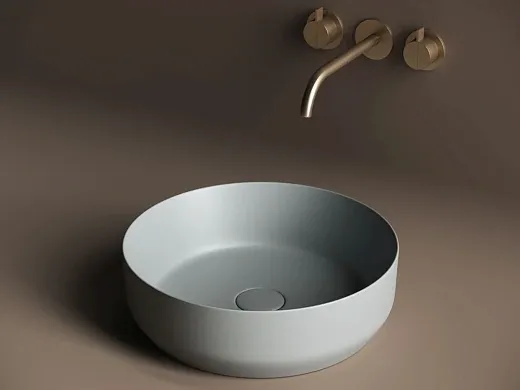 Умывальник Ceramicanova Element CN6022MH 39х39х12см накладной круглый без перелива, CN6022MH