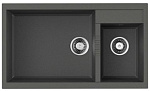 Кухонная мойка Omoikiri Tedori 86-2-LB-PL Tetogranit/платина Кухонная мойка Omoikiri Tedori 86-2-LB-PL Tetogranit/платина
