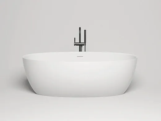 Ванна Salini Alda 101911GF, 178 х 92 см, из искусственного камня S-Sense, цвет белый, покраска по RAL полностью