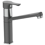 Смеситель Ideal Standard Ceraplan III Alpha для кухонной мойки, серый/хром матовый, BC813U8