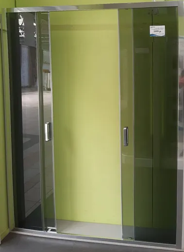 Дверь для душа Гласс лайн-150/Glass line-150 прозрачная