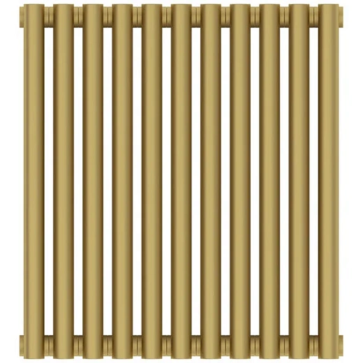 Радиатор трубчатый Сунержа Эстет-00, 11 секций, боковое подключение, цвет матовое золото, 032-0332-5011