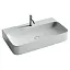 Умывальник Ceramicanova Aura CN2006 80см подвесной сантехфарфор белый, CN2006