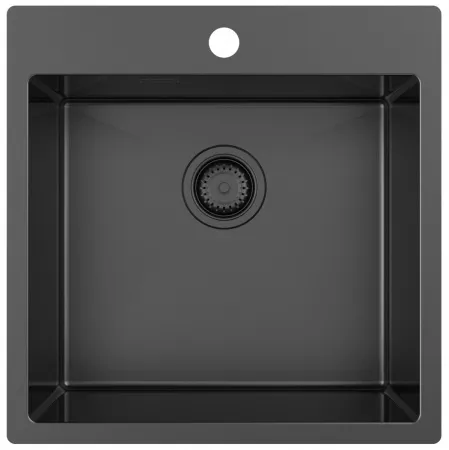 Мойка кухонная ZorG ZRN 5050 Premium PVD Gunblack