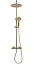 Душевая стойка Rea Matt Gold REA-P6602 с термостатом, матовое золото