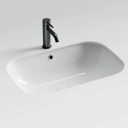 Раковина Ceramicanova Era CN15007, 61 см, сантехфарфор, белый