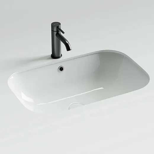 Раковина Ceramicanova Era CN15007, 61 см, сантехфарфор, белый