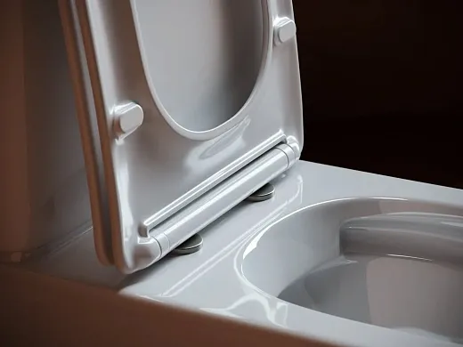 Напольный унитаз Ceramicanova с бачком Alfa CN9002 Rimless, безободковый, крышка микролифт, белый, сантехфарфор