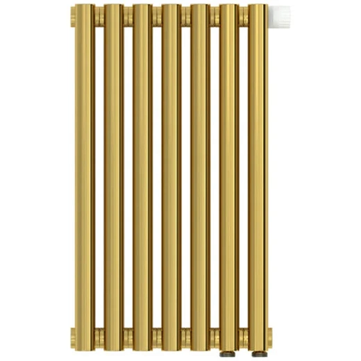 Радиатор трубчатый Сунержа Эстет-11 EU50, 7 секций, нижнее подключение, цвет золото, 03-0312-5007
