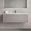 Тумба под раковину Sancos SNOB R 1.0, SNR1.0120SM, 120 см, подвесная, Doha Soft