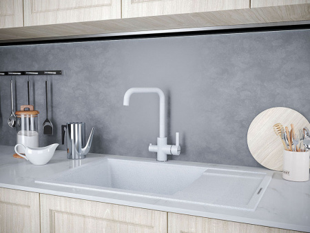 Смеситель PAULMARK LOGAS Lo213021-310 (серый)