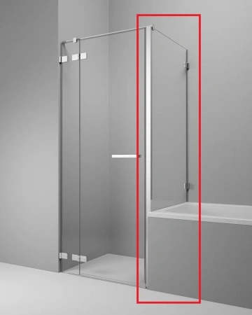 Боковая стенка Radaway Euphoria KDJ S1 80, 80 х 200 см, стекло прозрачное, профиль хром, 383051-01 Боковая стенка Radaway Euphoria KDJ S1 80, 80 х 200 см, стекло прозрачное, профиль хром, 383051-01