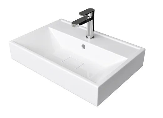 Умывальник Madera Malta 60х41см литьевой мрамор, 4627173210836