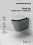 Подвесной унитаз Ceramicanova Balearica CN6000MH Rimless, безободковый, крышка микролифт, антрацит матовый, сантехфарфор