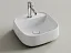 Умывальник подвесной Ceramicanova Fonte прямоугольный 420х425х145мм белый, CN5052