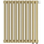 Радиатор отопления Сунержа Эстет-11 EU50, 10 секций, нижнее подключение, цвет матовая шампань, 022-0312-5010