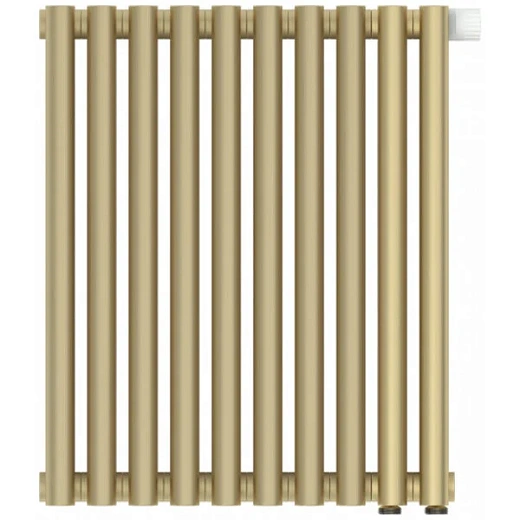 Радиатор отопления Сунержа Эстет-11 EU50, 10 секций, нижнее подключение, цвет матовая шампань, 022-0312-5010