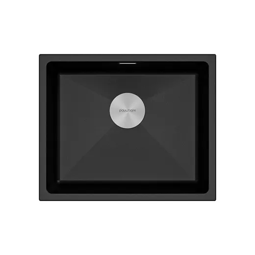 Кухонная мойка PAULMARK LUMI 55UNI LU55-BL (черный)