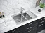 Кухонная мойка PAULMARK KRONER 78/2SF PM227851-GML