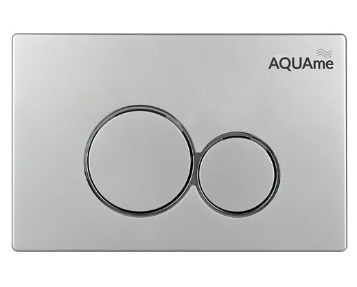 Кнопка смыва AQUAme AQM4101S сатин