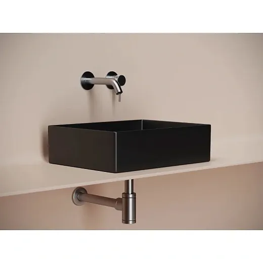 Раковина Ceramicanova Element CN6069MB, 47 см, сантехфарфор, цвет черный матовый