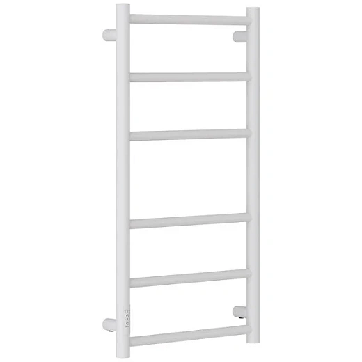 Полотенцесушитель электрический Стилье Формат 27 30529-8040, 800 x 400, ширина 43.2 см, высота 80 см, белый матовый, МЭМ слева