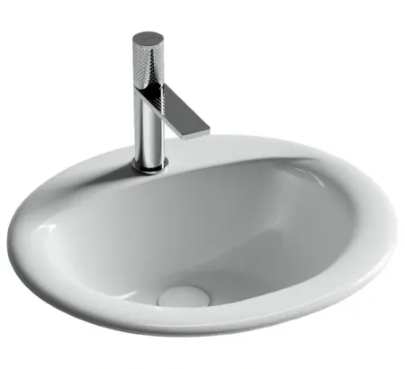 Раковина Ceramicanova Sun CN6080, 51.5 см, сантехфарфор, белый