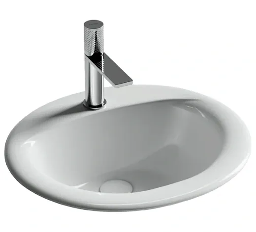 Умывальник Ceramicanova Sun CN6080 51.5см сантехфарфор белый, CN6080
