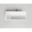Ванна Salini Cascata Kit 104513MF, 180 х 80 см, из искусственного камня S-Sense, с донным клапаном, цвет белый матовый, покраска по RAL полностью