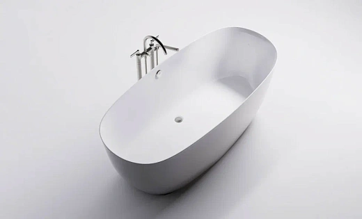 Ванна Astra-Form Атрия 160x75, литой мрамор, белая глянцевая, 01010018