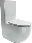 Напольный безободковый унитаз Ceramicanova Metropol CN4001 Rimless, крышка микролифт, сантехфарфор