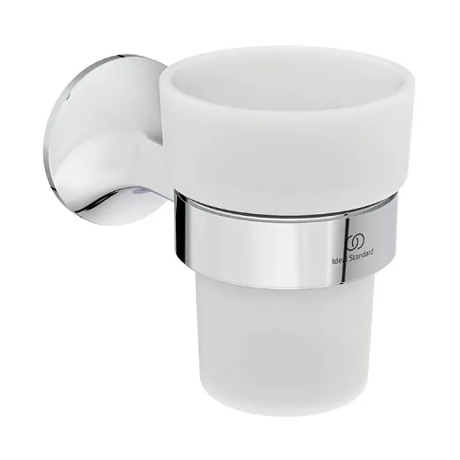 Стакан с держателем, матовое стекло Ideal Standard La Dolce Vita T5506AA