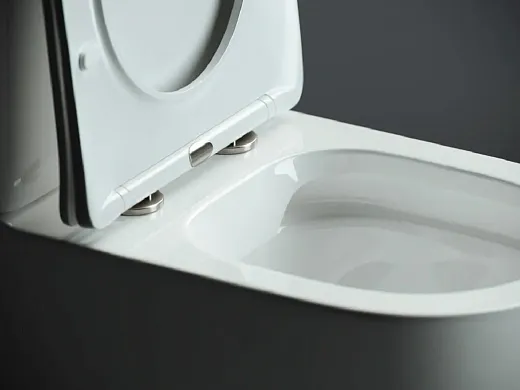 Унитаз компакт Ceramicanova Mia Rimless CN1801 крышка микролифт, безободковый, белый, сантехфарфор