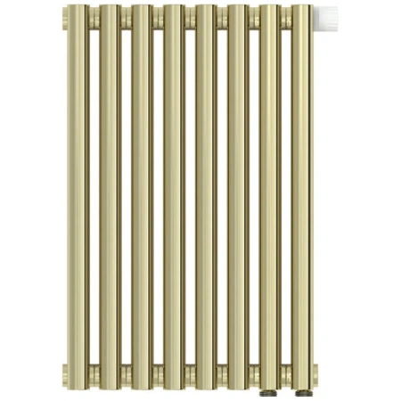 Радиатор отопления Сунержа Эстет-00 EU50, 8 секций, нижнее подключение, цвет шампань, 020-0322-5008