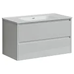 Тумба под раковину Sancos Libra LB90W 90, подвесная, белый глянец