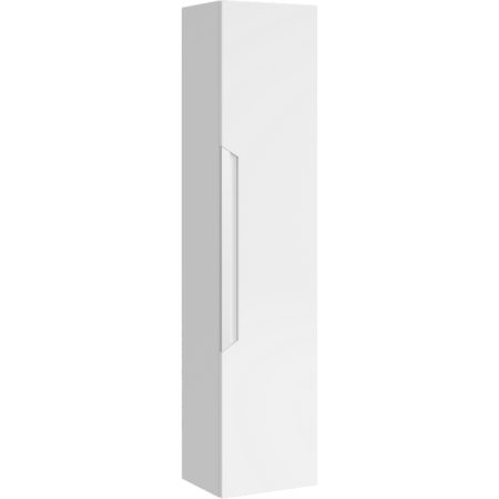 Пенал 30 см Aqwella Cube белый CUB0503W Пенал 30 см Aqwella Cube белый CUB0503W