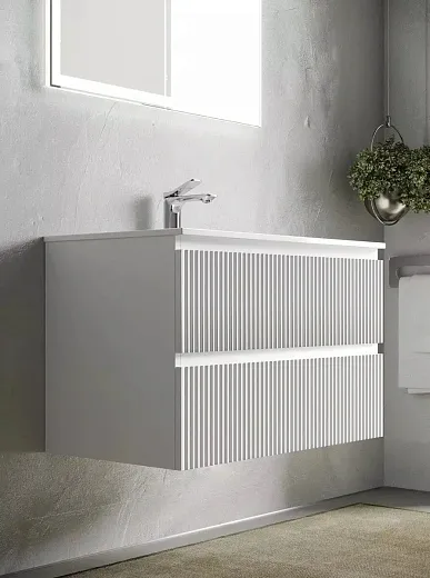 Тумба под раковину Sancos Snob R SNR60W 60 см подвесная, Bianco